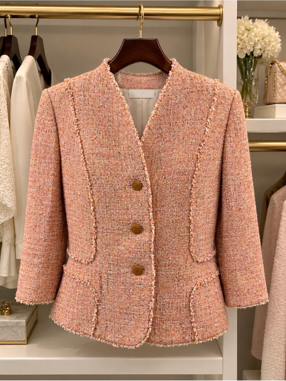 Kasper Tweed Bouclé Blazer